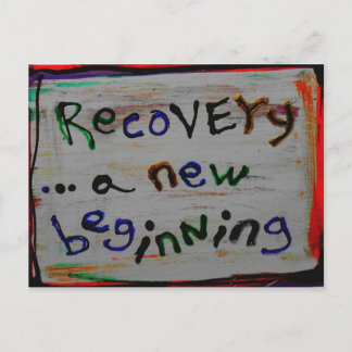 Een nieuw begin herstel briefkaarten