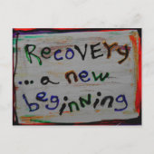 Een nieuw begin herstel briefkaarten (Voorkant)