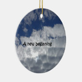 Een nieuw begin keramisch ornament (Rechts)