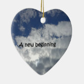 Een nieuw begin keramisch ornament (Rechts)