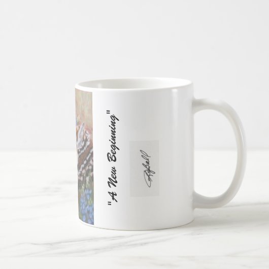 "Een nieuw begin" Koffiemok (Rechts)