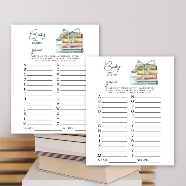 een nieuw Chapter baby shower Baby Item Game (Creator heeft geüpload)