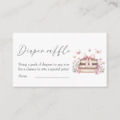 Een nieuw Chapter Baby shower Luierkrabbel Informatiekaartje (Voorkant)