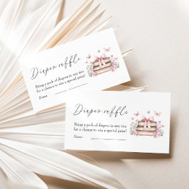 Een nieuw Chapter Baby shower Luierkrabbel Informatiekaartje