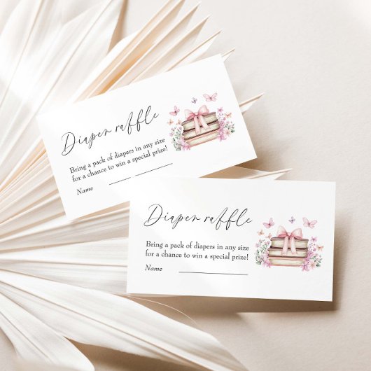 Een nieuw Chapter Baby shower Luierkrabbel Informatiekaartje