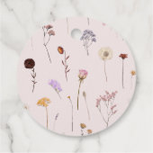 Een nieuw Chapter Baby shower-verhalenboek Wildflo Bedankjes Labels (Achterkant)