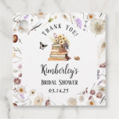 Een nieuw Chapter Baby shower-verhalenboek Wildflo Bedankjes Labels (Voorkant)