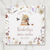 Een nieuw Chapter Baby shower-verhalenboek Wildflo Bedankjes Labels (Voorkant)