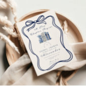 Een nieuw Chapter Blue Bow Vrijgezellenfeest Kaart