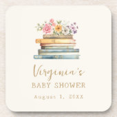 Een nieuw Chapter Books Baby shower Bier Onderzetter (Voorkant)