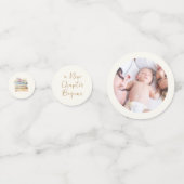 Een nieuw Chapter Books Baby shower Confetti (Achterkanten)