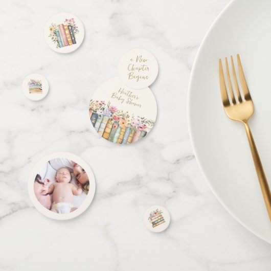 Een nieuw Chapter Books Baby shower Confetti (Groep)