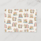 Een nieuw Chapter Books Baby shower Informatiekaartje (Achterkant)