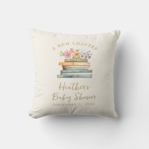 Een nieuw Chapter Books Baby shower Kussen