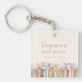 Een nieuw Chapter Books Baby shower Sleutelhanger (voorkant)