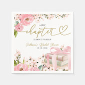 Een nieuw Chapter Books Vrijgezellenfeest Servet (Voorkant)