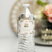 Een nieuw Chapter Books Vrijgezellenfeest Waterfles Etiket