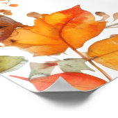 Een nieuw Chapter Herfst Boho Floral Vrijgezellenf Poster (Hoek)