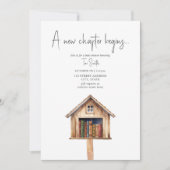 Een nieuw Chapter Mini Library Books Baby shower Kaart (Voorkant)