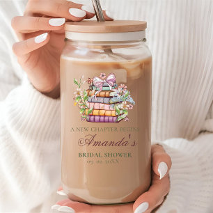 Een nieuw Chapter Story Book Vrijgezellenfeest Blikvorm Glas