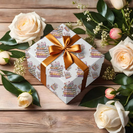 Een nieuw Chapter Story Book Vrijgezellenfeest Cadeaupapier