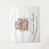 Een nieuw Chapter Story Book Vrijgezellenfeest Wandkleed (Voorkant)