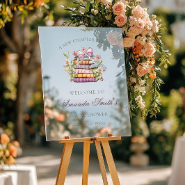 Een nieuw Chapter Story Book Vrijgezellenfeest Wel Acryl Bord