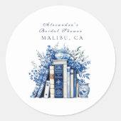 Een nieuw Chapter Vrijgezellenfeest Ronde Sticker (Voorkant)