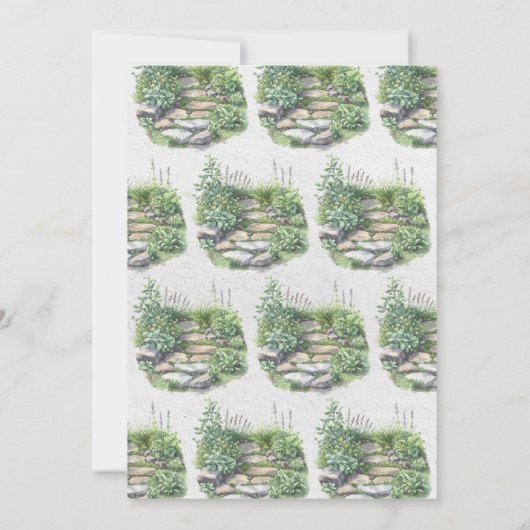  Een Nieuw Chapter Wildflowers Vrijgezellenfeest Kaart (Achterkant)