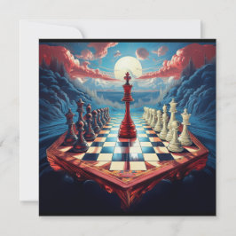 Een nieuw concept op het schaakspel kaart