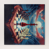 Een nieuw concept over het schaakspel legpuzzel (Horizontaal)