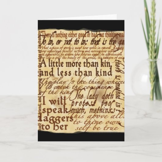 Een nieuw Drama - het Wenskaart van het Gehucht Kaart (Voorkant)