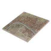 Een nieuw en concreet plan van de steden Londen en Tegeltje (Zijkant)