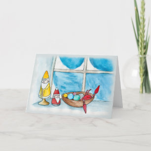 Een nieuw Engeland kerstfeest Kaart