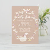 Een nieuw Gekke Goose Baby shower Kaart (Staand voorkant)