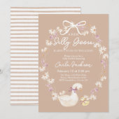 Een nieuw Gekke Goose Baby shower Kaart (Voorkant / Achterkant)