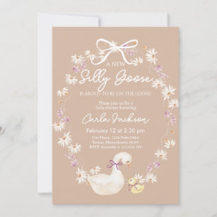 Een nieuw Gekke Goose Baby shower Kaart