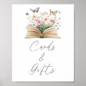 Een nieuw hoofdstuk Baby shower Kaarten en geschen Poster (Voorkant)