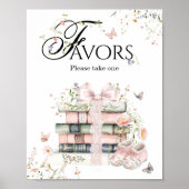 Een nieuw hoofdstuk Begin Bloemenboek Baby Girl Sh Poster (Voorkant)