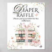 Een nieuw hoofdstuk Begin Bloemenboek Baby Girl Sh Poster (Voorkant)