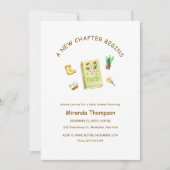 Een nieuw hoofdstuk Begin Garden Book Baby shower Kaart (Voorkant)