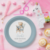 Een nieuw hoofdstuk begint Baby shower Boy Papieren Bordje (Feest)