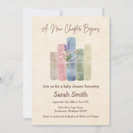 Een nieuw hoofdstuk begint - Baby Shower Kaart