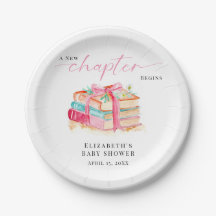 Een nieuw hoofdstuk begint Baby Shower Waterverf B