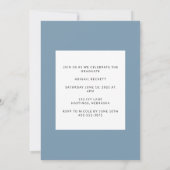 Een nieuw hoofdstuk begint Blauwe Afstuderen Uitno Kaart (Achterkant)