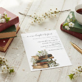 Een nieuw hoofdstuk begint Boek Bruids douche Kaart