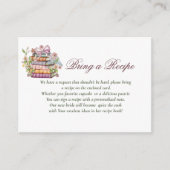 Een nieuw hoofdstuk begint Boek recept voor de bru Informatiekaartje (Voorkant)