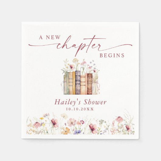 Een nieuw hoofdstuk begint, boek thema Vrijgezelle Servet (Voorkant)