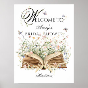 Een nieuw hoofdstuk begint boek Wildflower bruidsd Poster