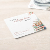 Een nieuw hoofdstuk begint Boeken Bruidsmeisjesfee Kartonnen Onderzetters (Schuin)
